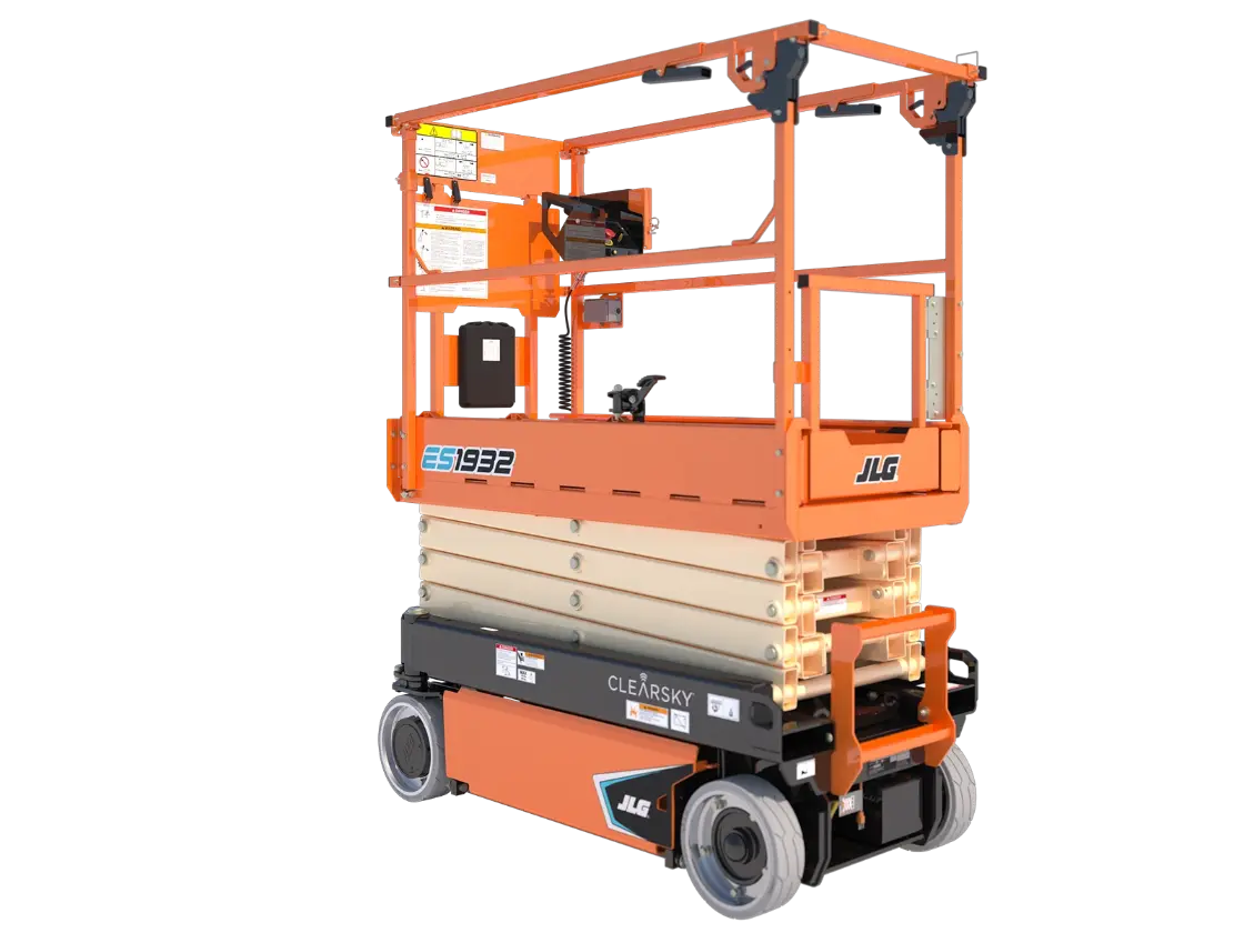 JLG ES1932 electric scissor lift available for hire in Sydney and Penrith