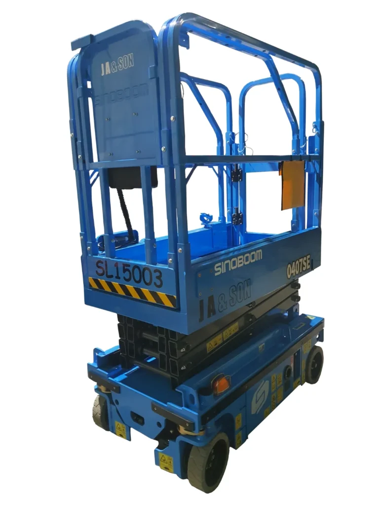 15ft Electric Scissor Lift Hire - Sinoboom 0407SE - Equip Hire Sydney