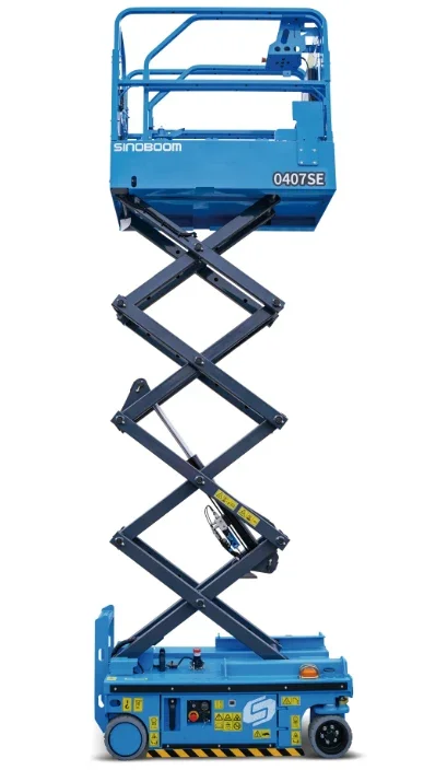 Sinoboom 0407E Electric Scissor Lift working on site