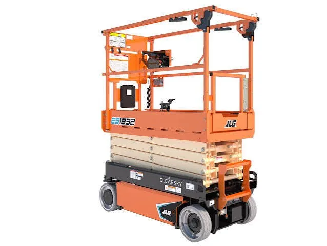 JLG ES1932, front view, available for hire from Equip Hire in Sydney.