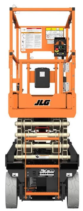 JLG ES1932, rear view, available for hire from Equip Hire in Sydney.