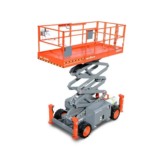 32ft Diesel Rough Terrain Scissor Lift Hire - Skyjack SJ6832 RT - Equip Hire Sydney
