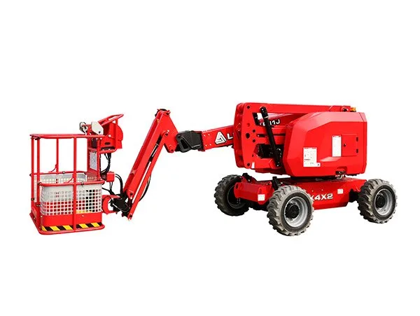 LGMG AR11J Articulating Boom Lift working on site