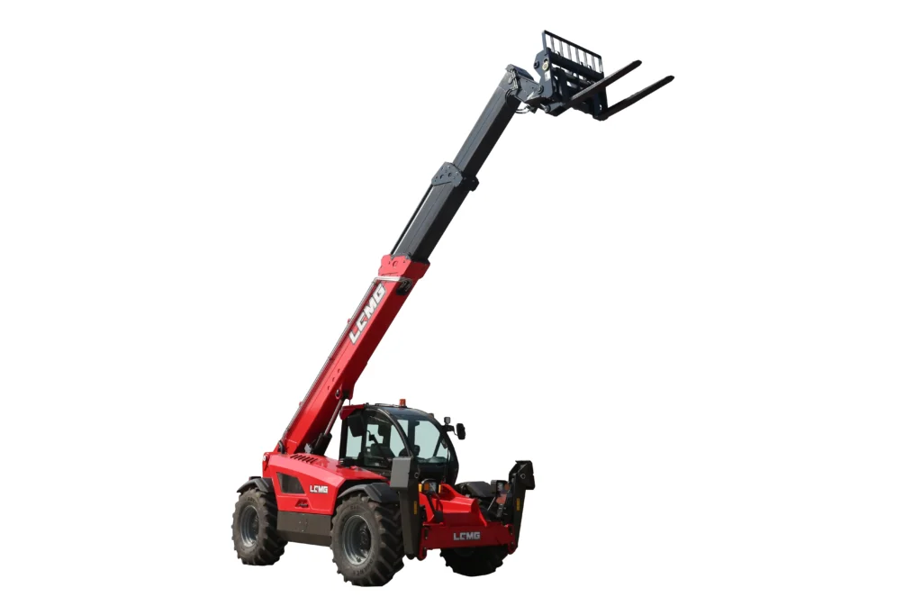 LGMG H1440, with the boom raised and extended — view 2, available for hire from Equip Hire in Sydney.