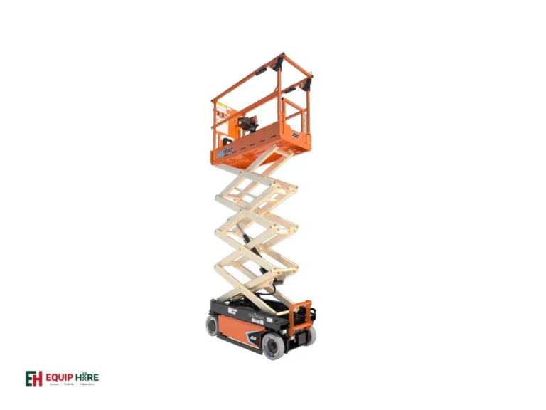 19ft Electric Scissor Lift Hire – JLG ES1932 photo 1 of 4