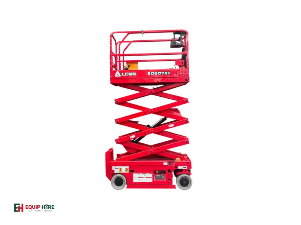 19ft Electric Scissor Lift Hire – LGMG S0607E II view 2