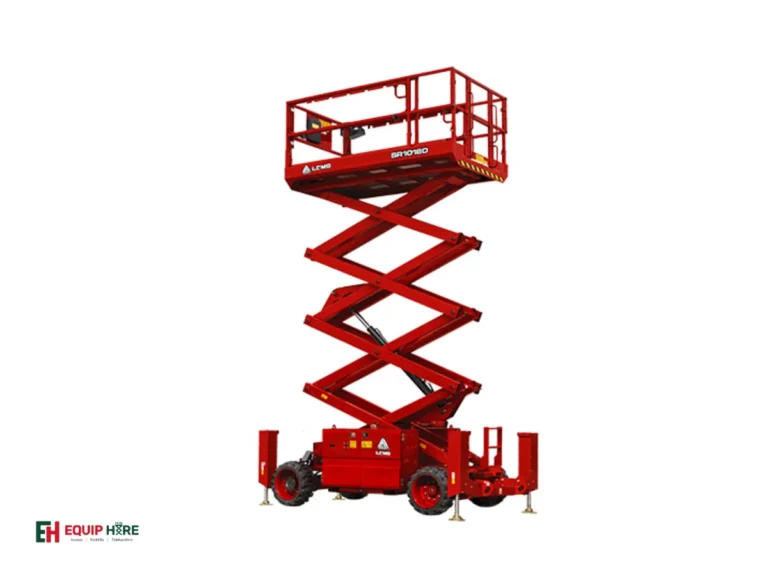 33ft Diesel Rough Terrain Scissor Lift Hire – LGMG SR1018D photo 2 of 3