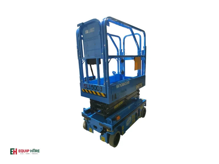 15ft Electric Scissor Lift Hire – Sinoboom 0407E (1530SE) photo 3 of 3