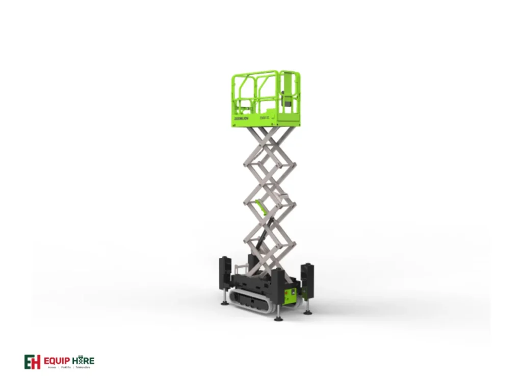 19ft Tracked Scissor Lift Hire – Zoomlion ZS0612C view 1