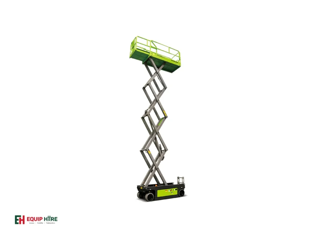 26ft Narrow Scissor Lift Hire – Zoomlion ZS0808AC view 1